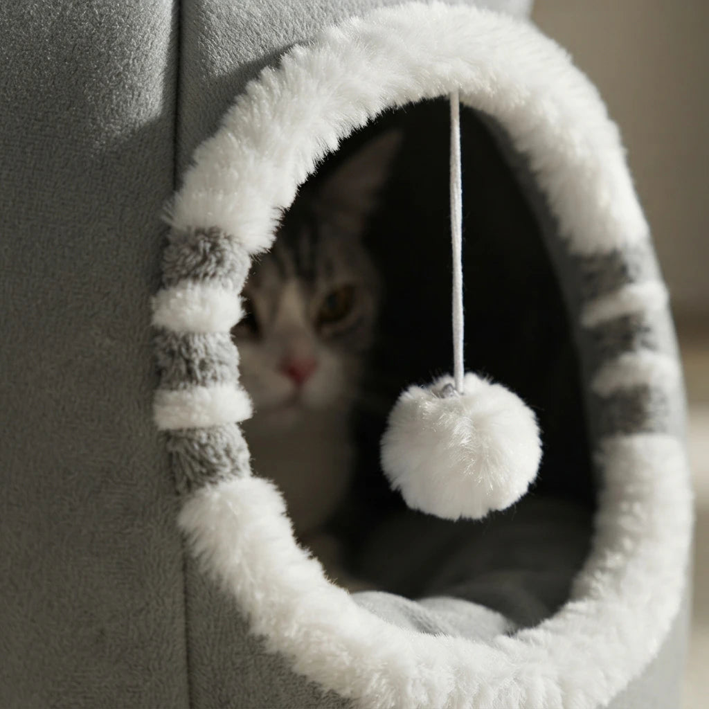 Pluche Overdekte Kattenmand